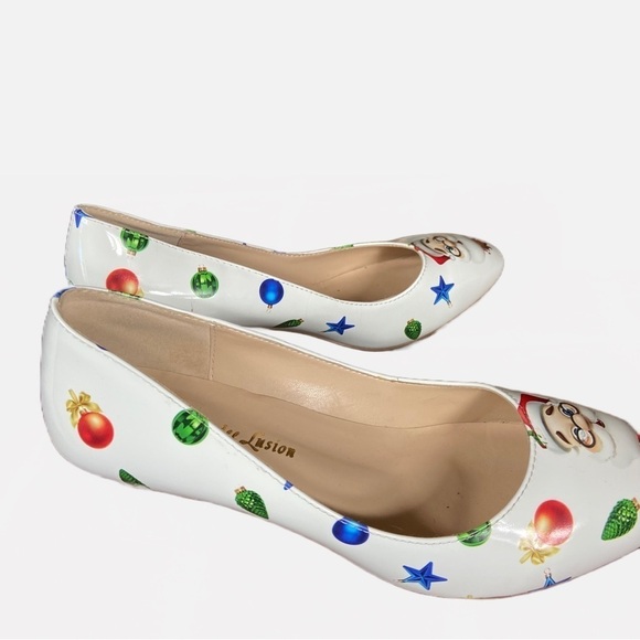 Ugly Christmas Sweater Shoes by Reindee Lusion Size 8 - Picture 4 of 6